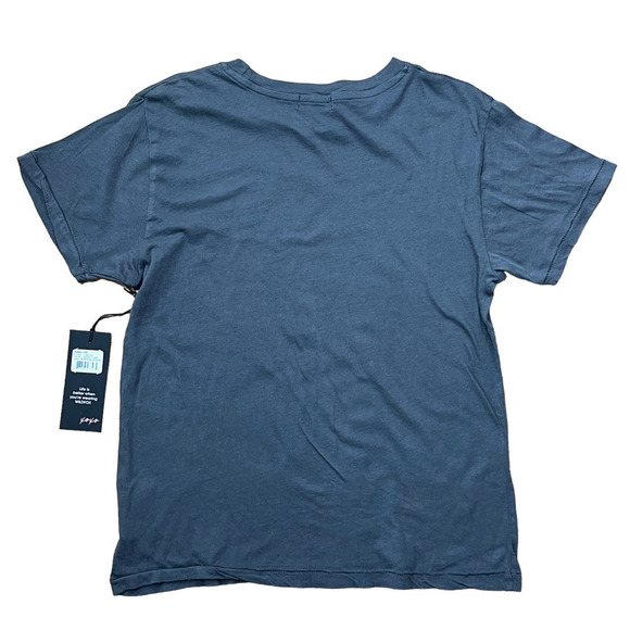 Wildfox NWT Roommate Keke My Dog Distressed Graphic Short Sleeve Gray Tee Small - Picture 3 of 8